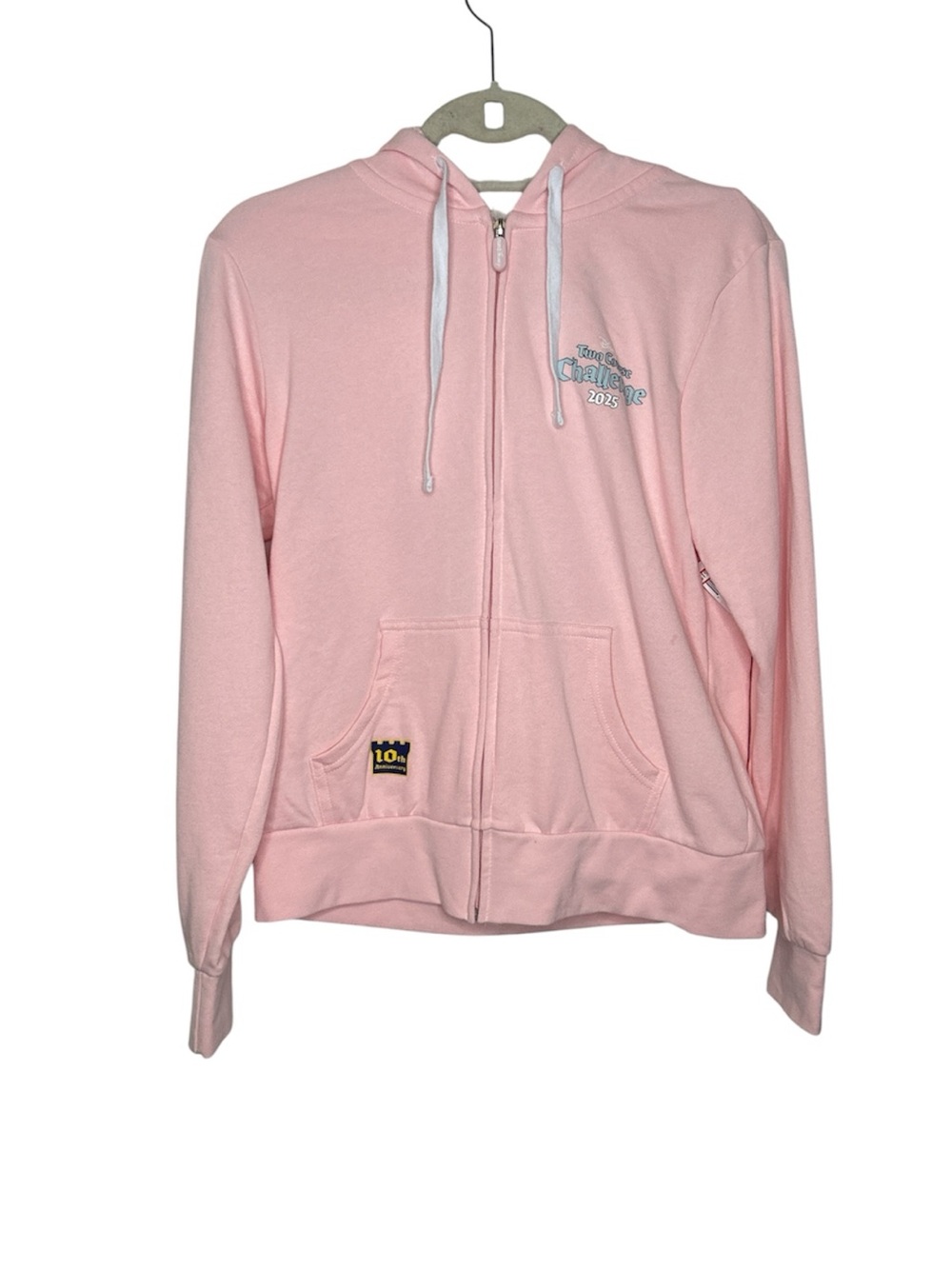 Disney runDisney Two Course Challenge 2025 Pink Zip Hoodie Size M - Picture 2 of 7